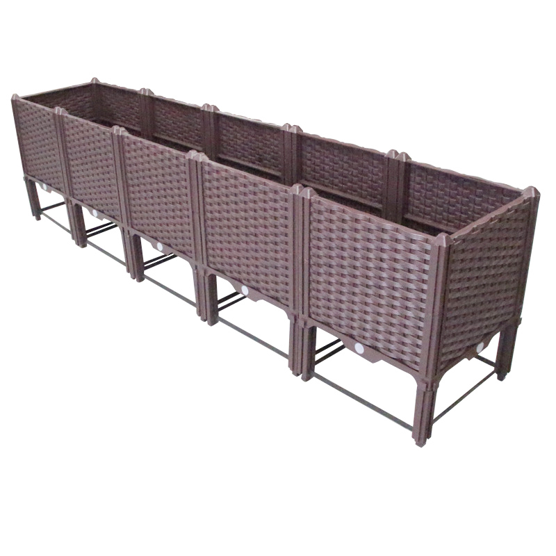 Jardinera elevada con sistema  - Self-Watering Planter reseña y precio
