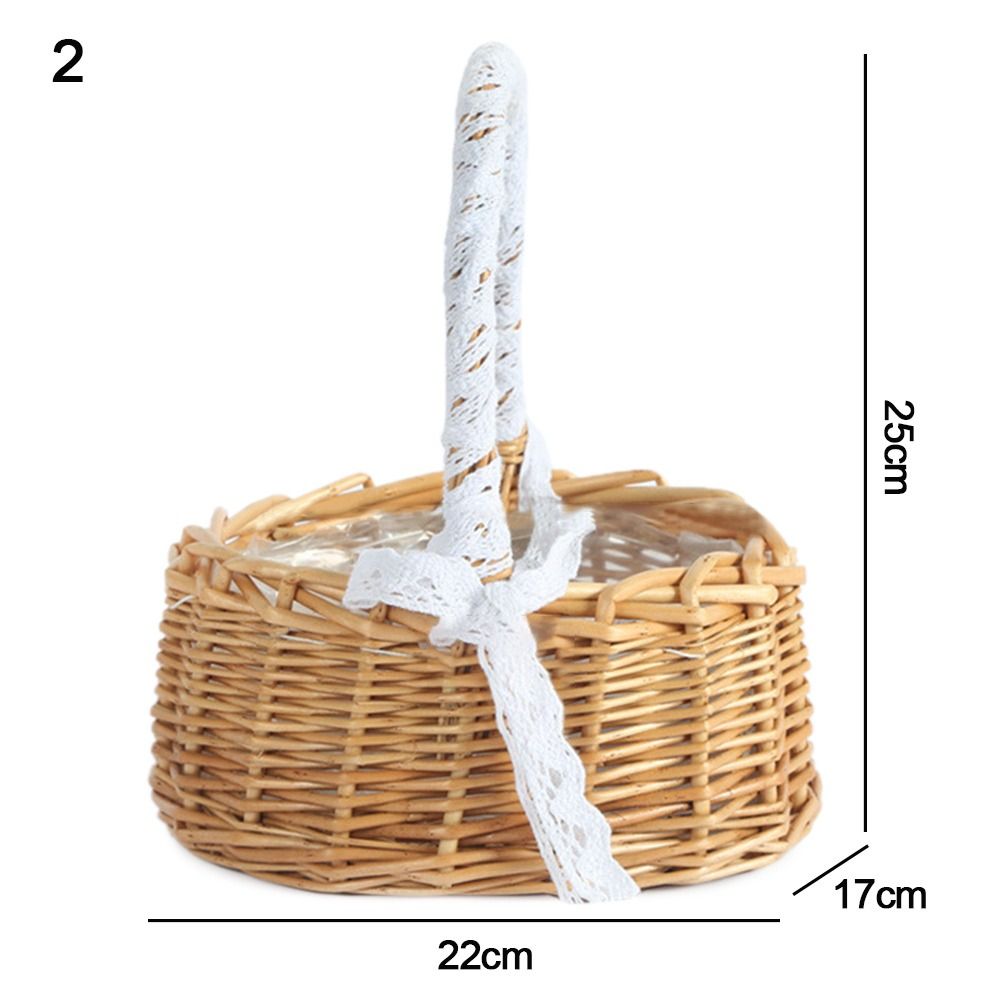 Cestas de flores de ratán de s - Gardening Tools Girls reseña y precio